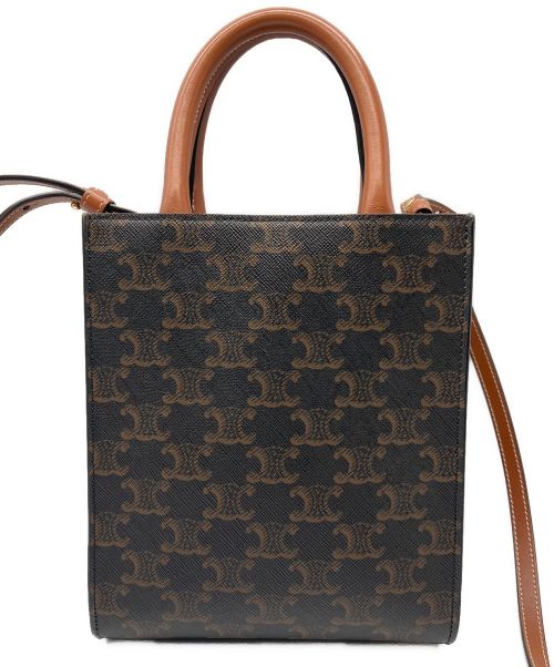 CELINE（セリーヌ）CELINE (セリーヌ) ミニ バーティカルカバ ブラウン サイズ:-の古着・服飾アイテム