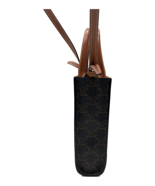 CELINE（セリーヌ）CELINE (セリーヌ) ミニ バーティカルカバ ブラウン サイズ:-の古着・服飾アイテム