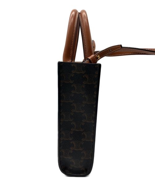 CELINE（セリーヌ）CELINE (セリーヌ) ミニ バーティカルカバ ブラウン サイズ:-の古着・服飾アイテム