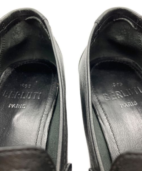 Berluti（ベルルッティ）Berluti (ベルルッティ) ロレンツォ リミニ カンガルーレザーローファー ブラック サイズ:8の古着・服飾アイテム