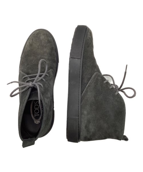 TOD'S（トッズ）TOD'S (トッズ) スウェードチャッカシューズ グレー サイズ:6 1/2の古着・服飾アイテム