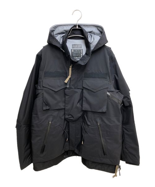 ACRONYM×Sacai（アクロニウム×サカイ）ACRONYM×Sacai (アクロニウム×サカイ) 22SS ナイロンコート ブラック サイズ:3の古着・服飾アイテム