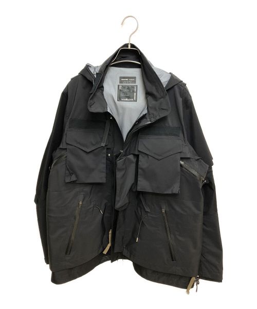 ACRONYM×Sacai（アクロニウム×サカイ）ACRONYM×Sacai (アクロニウム×サカイ) 22SS ナイロンコート ブラック サイズ:3の古着・服飾アイテム