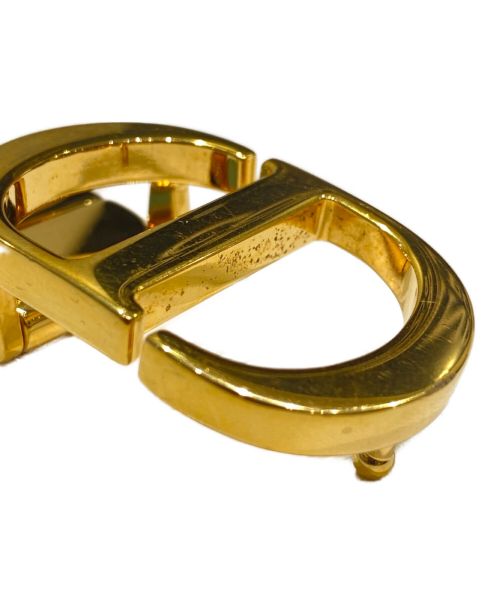 Christian Dior（クリスチャン ディオール）Christian Dior (クリスチャン ディオール) 30 MONTAIGNE リバーシブルベルト ブラック×アイボリーの古着・服飾アイテム