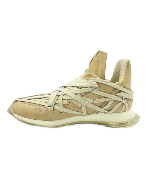 RICK OWENS（リックオウエンス）RICK OWENS (リック オウエンス) MAXIMAL RUNNER ベージュ サイズ:SIZE 41の古着・服飾アイテム