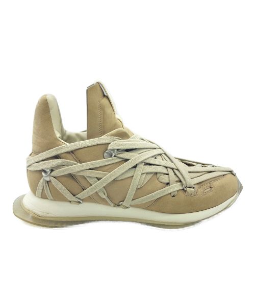 RICK OWENS（リックオウエンス）RICK OWENS (リック オウエンス) MAXIMAL RUNNER ベージュ サイズ:SIZE 41の古着・服飾アイテム