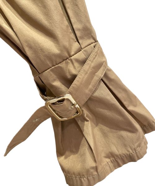 MaxMara（マックスマーラ）MaxMara (マックスマーラ) タフタトレンチコート ベージュ サイズ:36の古着・服飾アイテム
