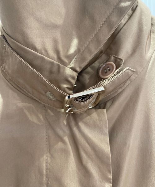 MaxMara（マックスマーラ）MaxMara (マックスマーラ) タフタトレンチコート ベージュ サイズ:36の古着・服飾アイテム