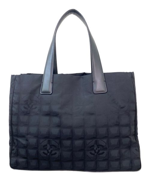 CHANEL（シャネル）CHANEL (シャネル) ニュートラベルライントートバッグ ブラックの古着・服飾アイテム