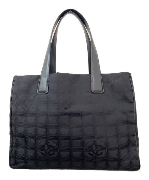 CHANEL（シャネル）CHANEL (シャネル) ニュートラベルライントートバッグ ブラックの古着・服飾アイテム
