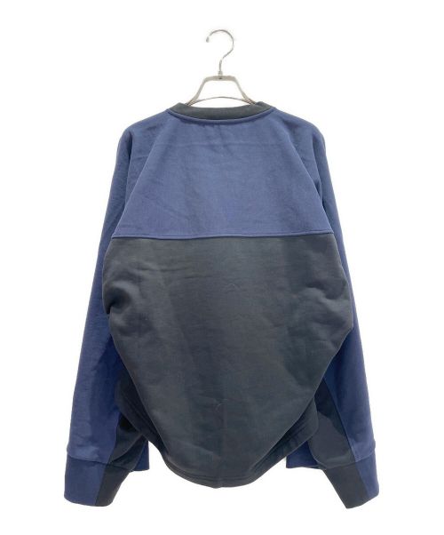 LOEWE（ロエベ）LOEWE (ロエベ) ワイドロゴスウェット ネイビー×ブラック サイズ:Sの古着・服飾アイテム