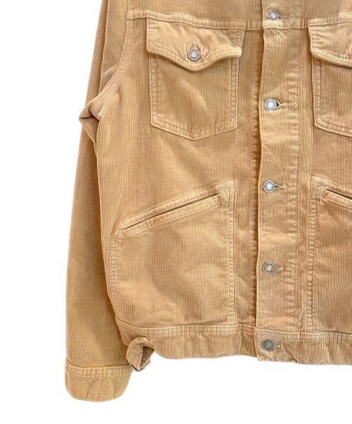 TOM FORD（トムフォード）TOM FORD (トムフォード)  ICON CORDUROY JACKET. ベージュ サイズ:Lの古着・服飾アイテム