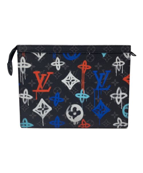 LOUIS VUITTON（ルイ ヴィトン）LOUIS VUITTON (ルイ ヴィトン) ポシェット･ヴォワヤージュ MM ブラック サイズ:MMの古着・服飾アイテム