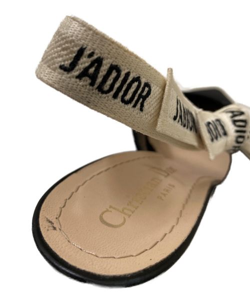 Christian Dior（クリスチャン ディオール）Christian Dior (クリスチャン ディオール) J'ADIOR スリングバックパンプス ブラック サイズ:351/2の古着・服飾アイテム