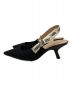 Christian Dior (クリスチャン ディオール) J'ADIOR スリングバックパンプス ブラック サイズ:351/2：39800円