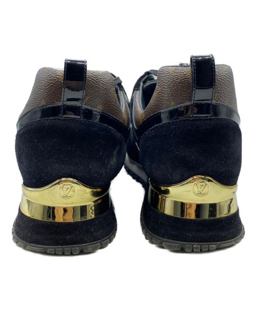 LOUIS VUITTON（ルイ ヴィトン）LOUIS VUITTON (ルイ ヴィトン) ランアウェイ・ライン スニーカー ブラウン×ブラック サイズ:SIZE 41の古着・服飾アイテム