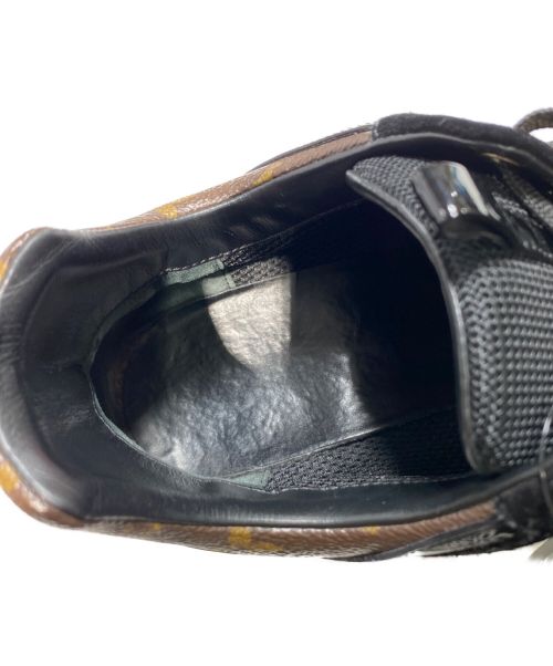 LOUIS VUITTON（ルイ ヴィトン）LOUIS VUITTON (ルイ ヴィトン) ランアウェイ・ライン スニーカー ブラウン×ブラック サイズ:SIZE 41の古着・服飾アイテム