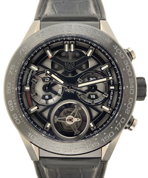 TAG Heuer（タグ・ホイヤー）TAG Heuer (タグホイヤー) カレラ キャリバーホイヤー02T トゥールビヨン サイズ:45mmの古着・服飾アイテム