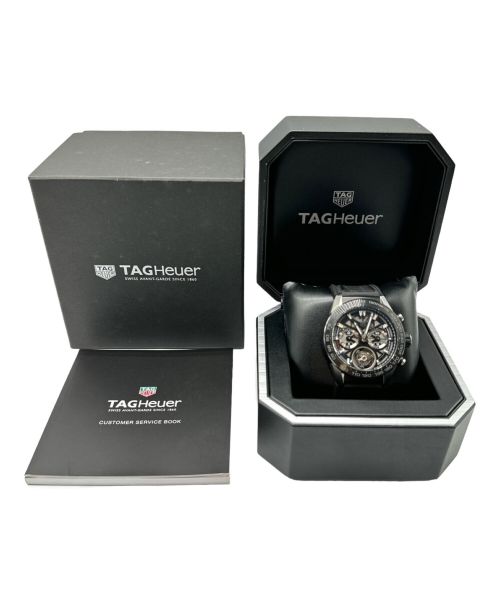 TAG Heuer（タグ・ホイヤー）TAG Heuer (タグホイヤー) カレラ キャリバーホイヤー02T トゥールビヨン サイズ:45mmの古着・服飾アイテム