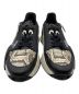 FENDI (フェンディ) パイソン切替デザインスニーカー ブラック サイズ:7：59800円