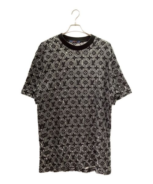 LOUIS VUITTON（ルイ ヴィトン）LOUIS VUITTON (ルイ ヴィトン) モノグラムロゴ半袖カットソー グレー サイズ:5Lの古着・服飾アイテム