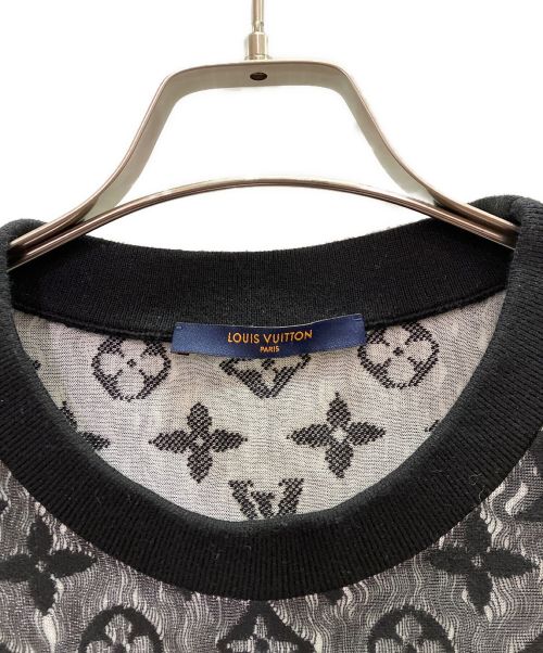 LOUIS VUITTON（ルイ ヴィトン）LOUIS VUITTON (ルイ ヴィトン) モノグラムロゴ半袖カットソー グレー サイズ:5Lの古着・服飾アイテム