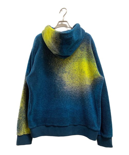 LOUIS VUITTON（ルイ ヴィトン）LOUIS VUITTON (ルイ ヴィトン) Embroidered Zip Through Hoodie ブルー×イエロー サイズ:Mの古着・服飾アイテム