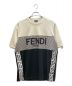 FENDI（フェンディ）の古着「ロゴメッシュカットソー」｜ブラック