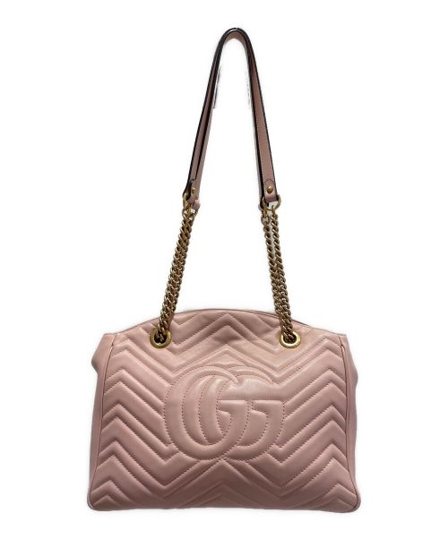 GUCCI（グッチ）GUCCI (グッチ) GGマーモント ピンクの古着・服飾アイテム