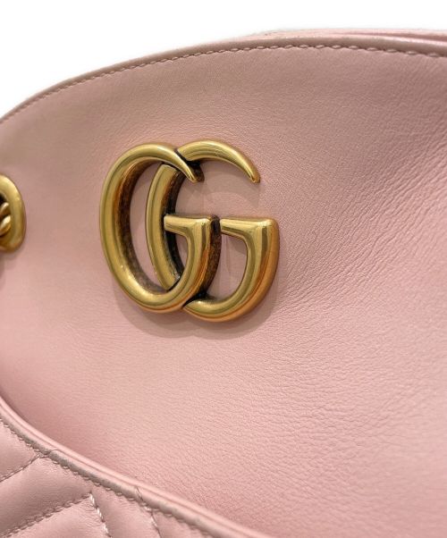 GUCCI（グッチ）GUCCI (グッチ) GGマーモント ピンクの古着・服飾アイテム