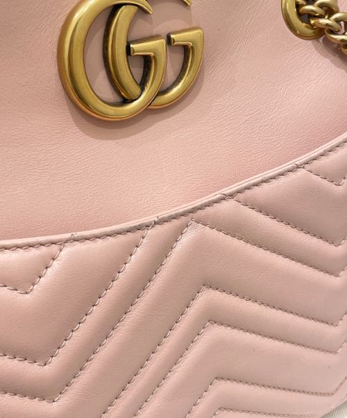 GUCCI（グッチ）GUCCI (グッチ) GGマーモント ピンクの古着・服飾アイテム