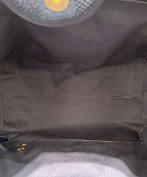 CHANEL（シャネル）CHANEL (シャネル) ドーヴィルGMチェーンバッグ ブルー サイズ:GMの古着・服飾アイテム