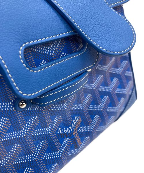 GOYARD（ゴヤール）GOYARD (ゴヤール) サイゴン ミニ ソフトバッグ ブルーの古着・服飾アイテム