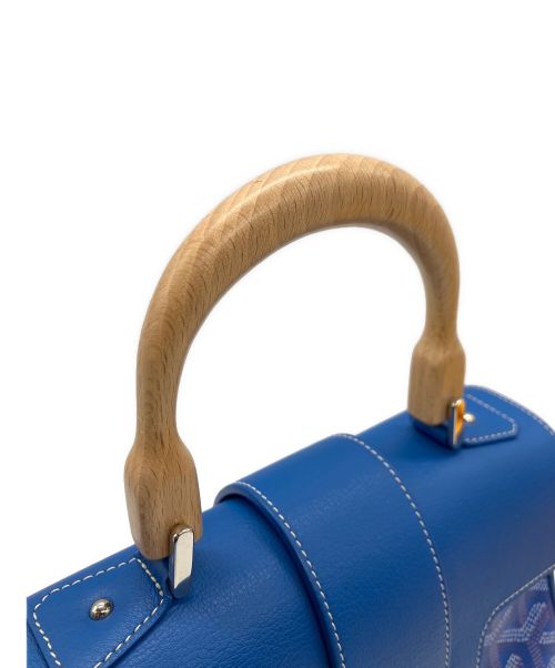 GOYARD（ゴヤール）GOYARD (ゴヤール) サイゴン ミニ ソフトバッグ ブルーの古着・服飾アイテム