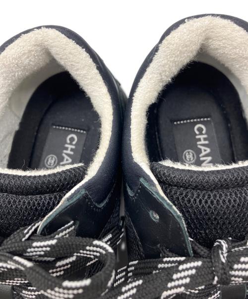 CHANEL（シャネル）CHANEL (シャネル) ココマークロゴスニーカー ブラック サイズ:36の古着・服飾アイテム