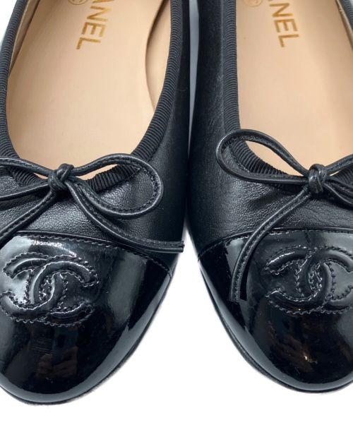 CHANEL（シャネル）CHANEL (シャネル) バレリーナ ブラック サイズ:37 1/2の古着・服飾アイテム