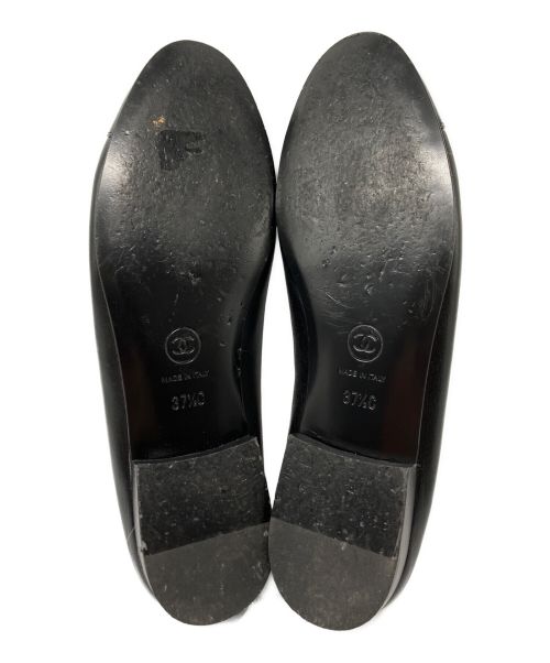 CHANEL（シャネル）CHANEL (シャネル) バレリーナ ブラック サイズ:37 1/2の古着・服飾アイテム