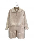 HERMESエルメス）の古着「カシミヤジップコート」｜ベージュ