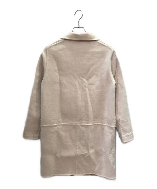 HERMES（エルメス）HERMES (エルメス) カシミヤジップコート ベージュ サイズ:38の古着・服飾アイテム