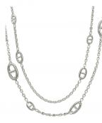 HERMESエルメス）の古着「ファランドールシルバーネックレス」｜シルバー