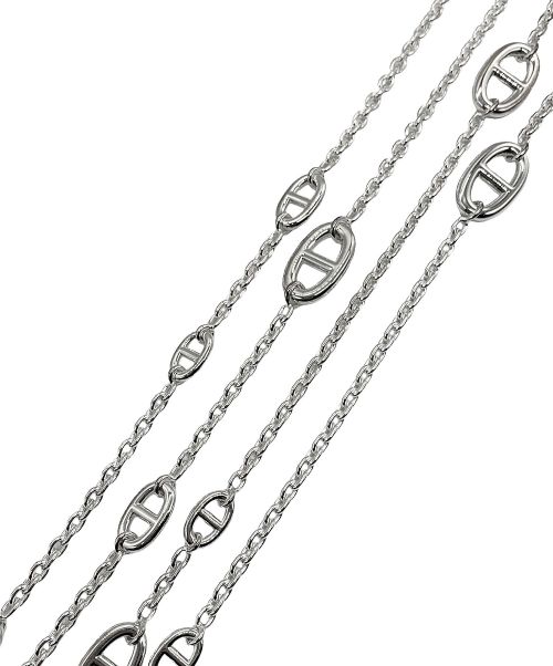 HERMES（エルメス）HERMES (エルメス) ファランドールシルバーネックレス シルバー サイズ:160の古着・服飾アイテム