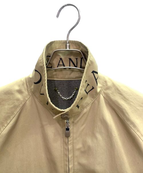 LOUIS VUITTON（ルイ ヴィトン）LOUIS VUITTON (ルイ ヴィトン) PEACE AND LOVEハリントンジャケット ベージュ サイズ:46の古着・服飾アイテム