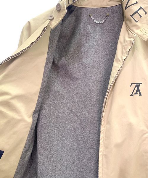 LOUIS VUITTON（ルイ ヴィトン）LOUIS VUITTON (ルイ ヴィトン) PEACE AND LOVEハリントンジャケット ベージュ サイズ:46の古着・服飾アイテム