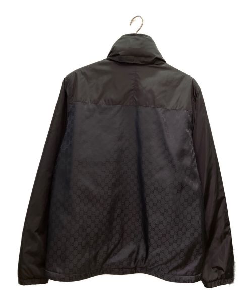 GUCCI（グッチ）GUCCI (グッチ) GGナイロンジャケット ブラック サイズ:48の古着・服飾アイテム