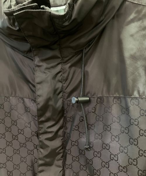 GUCCI（グッチ）GUCCI (グッチ) GGナイロンジャケット ブラック サイズ:48の古着・服飾アイテム