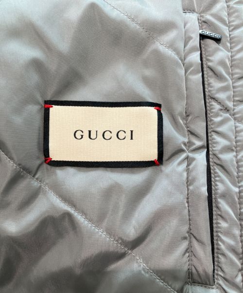 GUCCI（グッチ）GUCCI (グッチ) GGナイロンジャケット ブラック サイズ:48の古着・服飾アイテム