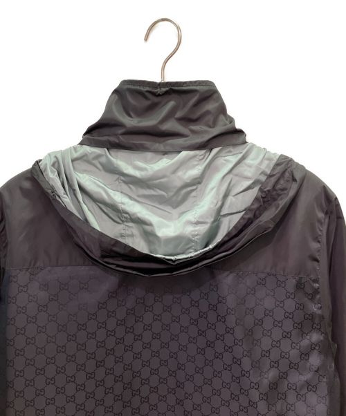 GUCCI（グッチ）GUCCI (グッチ) GGナイロンジャケット ブラック サイズ:48の古着・服飾アイテム