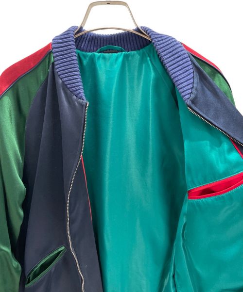 GUCCI（グッチ）GUCCI (グッチ) タイガースカジャン ネイビー サイズ:48の古着・服飾アイテム
