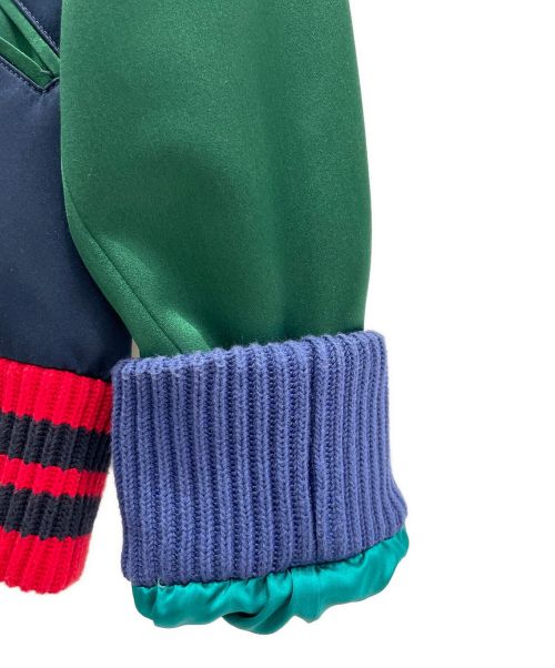 GUCCI（グッチ）GUCCI (グッチ) タイガースカジャン ネイビー サイズ:48の古着・服飾アイテム