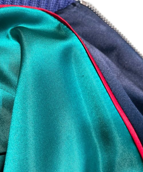 GUCCI（グッチ）GUCCI (グッチ) タイガースカジャン ネイビー サイズ:48の古着・服飾アイテム